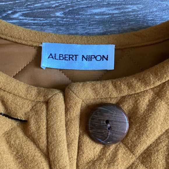 Vintage Quilted Albert Nippon Wool Jacket Sz 10 - Picture 5 of 8